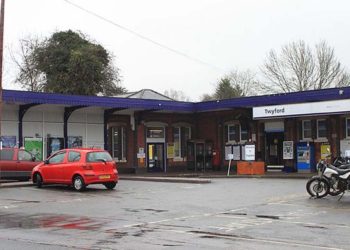 Tywford railway station