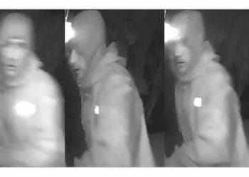 CCTV images of a man officers would like to speak to following a number of burglaries in Wokingham.