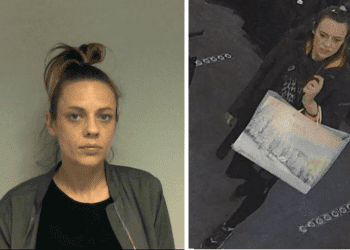 Siobhan Maven-Hazleton, 33, is wanted in connection with multiple counts of shoplifting