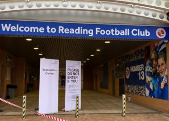 Reading Football Club's home stadium has become the latest mass vaccination centre. Picture: Phil Creighton