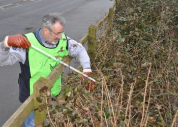 The annual community litter pick is open to all residents. Picture: Patrick Roper