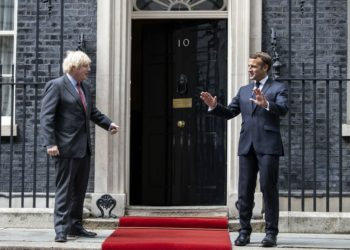 Boris Johnson and President Macron