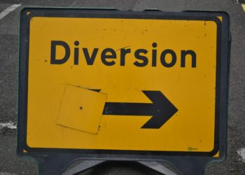 A diversion will be in place between 8pm and 6am, staring Monday, March 2.