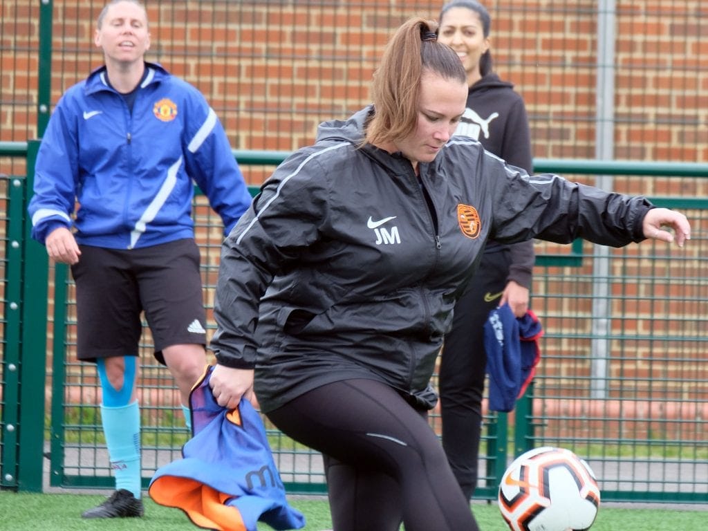 Wokingham & Emmbrook FC Ladies Open day Pictures: Andrew Batt