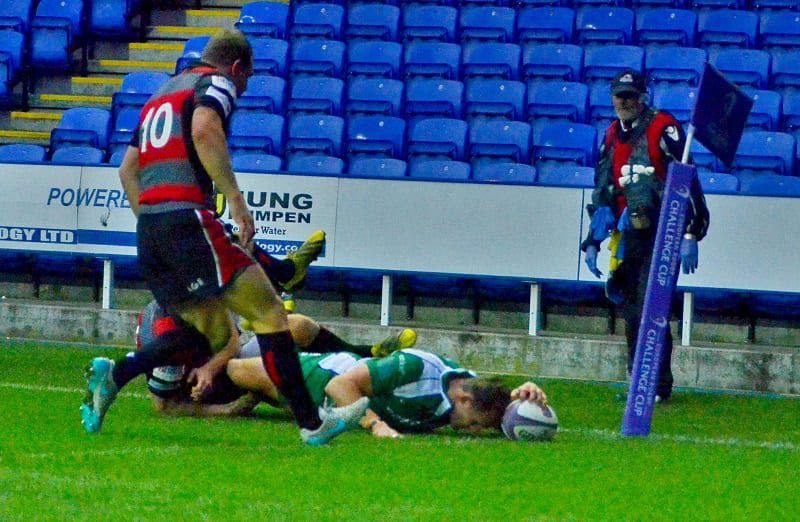 A second try of the afternoon from Andrew Fenby put the hosts in front on Saturday