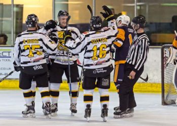 BIG PIC Brendan Baird and Ryan Sutton lead the celebrations
