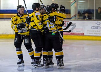Bees celebrate taking an early lead
