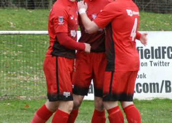 Binfield celebrate taking the lead