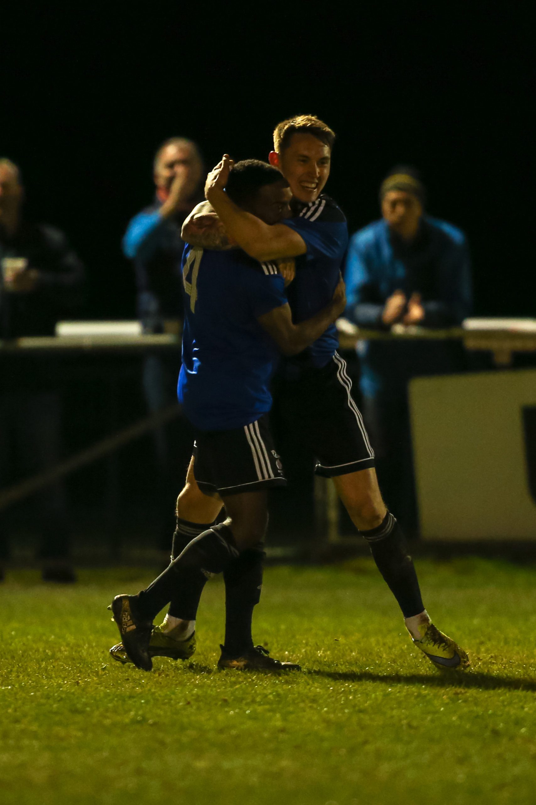 Bracknell celebrate Kensley Maloneys strike