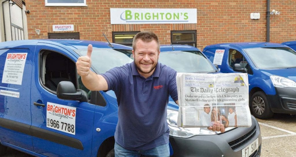 Colin Thoreau brightons newsagents woodley