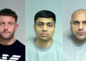 From left: Samir Sheikh, Gareth Inglis and Muhammed Faraz Akram