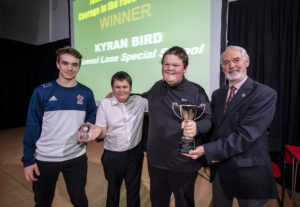 Courage Award winner Kyran Bird