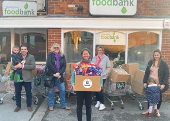 TaxCalc CEO Tracy Ebson-Poole has donated £4,000 worth of items to Wokingham Foodbank. Picture: Tom Headon-Poole