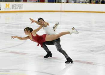 Adam Bouaziz ice skating