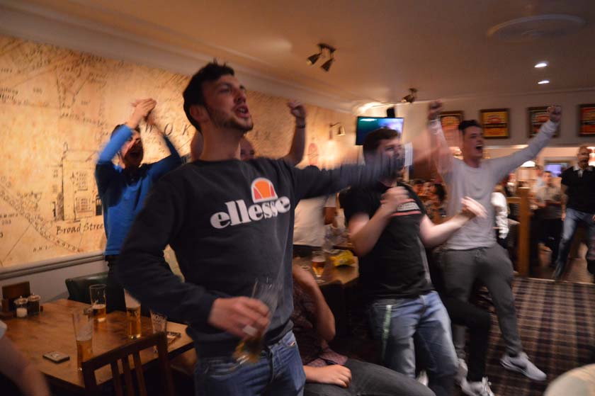 England v Russia Broad Street Tavern
