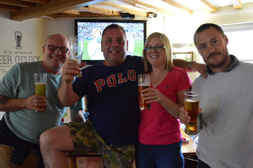 England v Russia Dog and duck