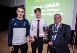Excellence in Sport winner Ethan Jones