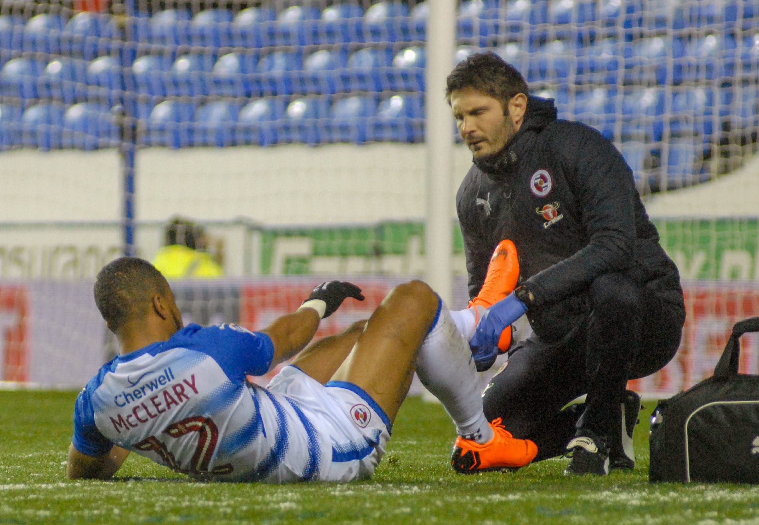 Garath McCleary was injured early on