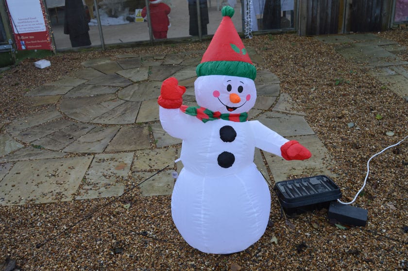 Hare Hatch Sheeplands Santa arrival