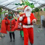 Hare Hatch Sheeplands Santa arrival