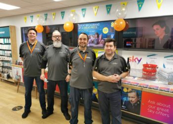 Staff at the new Fonehouse shop are excited to welcome customers