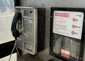 The phone box in Woodley town centre may be removed, although it's used an average of 46 times per month Picture: Phil Creighton