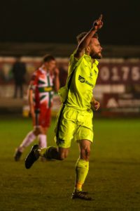 Ian Davies celebrates