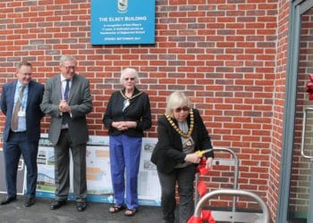 Cutting the ribbon at Edgbarrow School's launch event