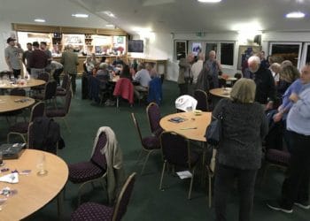 People arriving at the Wokingham Cricket Club for the last live pub quiz in 2018. Picture: Wokingham Lions Club