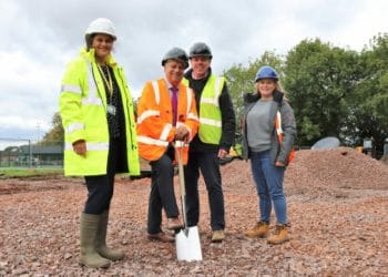 Groundbreaking work has started at Cantley Park. Picture: Wokingham Borough Council