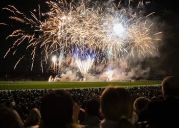 Fireworks at Ascot Racecourse