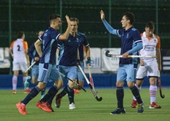 Will Holderness celebrates his goal Picture: Helen Ritchie