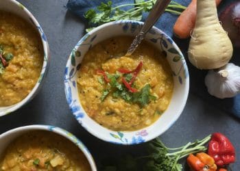 Root vegetable Dahl from Freely Fruity