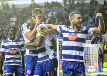 Reading v Birmingham City Reading's first goal. George Puscas, Yakou Meite, Matt Miazga, Pele.