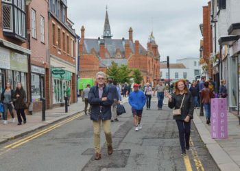 Denmark Street Pedestrianisation trial wokingham