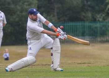 Twyford (batting) v Goring Stuart Barrable batting.