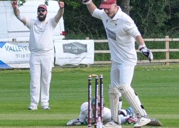 Eversley 2s v Reading 2s (batting) Appeal but not out.