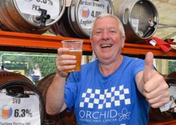 twyford beer festival ian wisdom orchid cancer charity