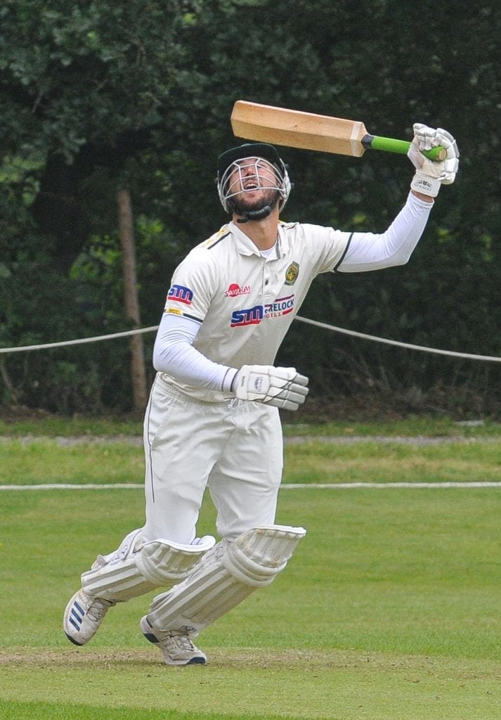 Eversley v Wokingham 2s (batting) Hunter Greyling batting