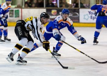 Josh Martin stretches