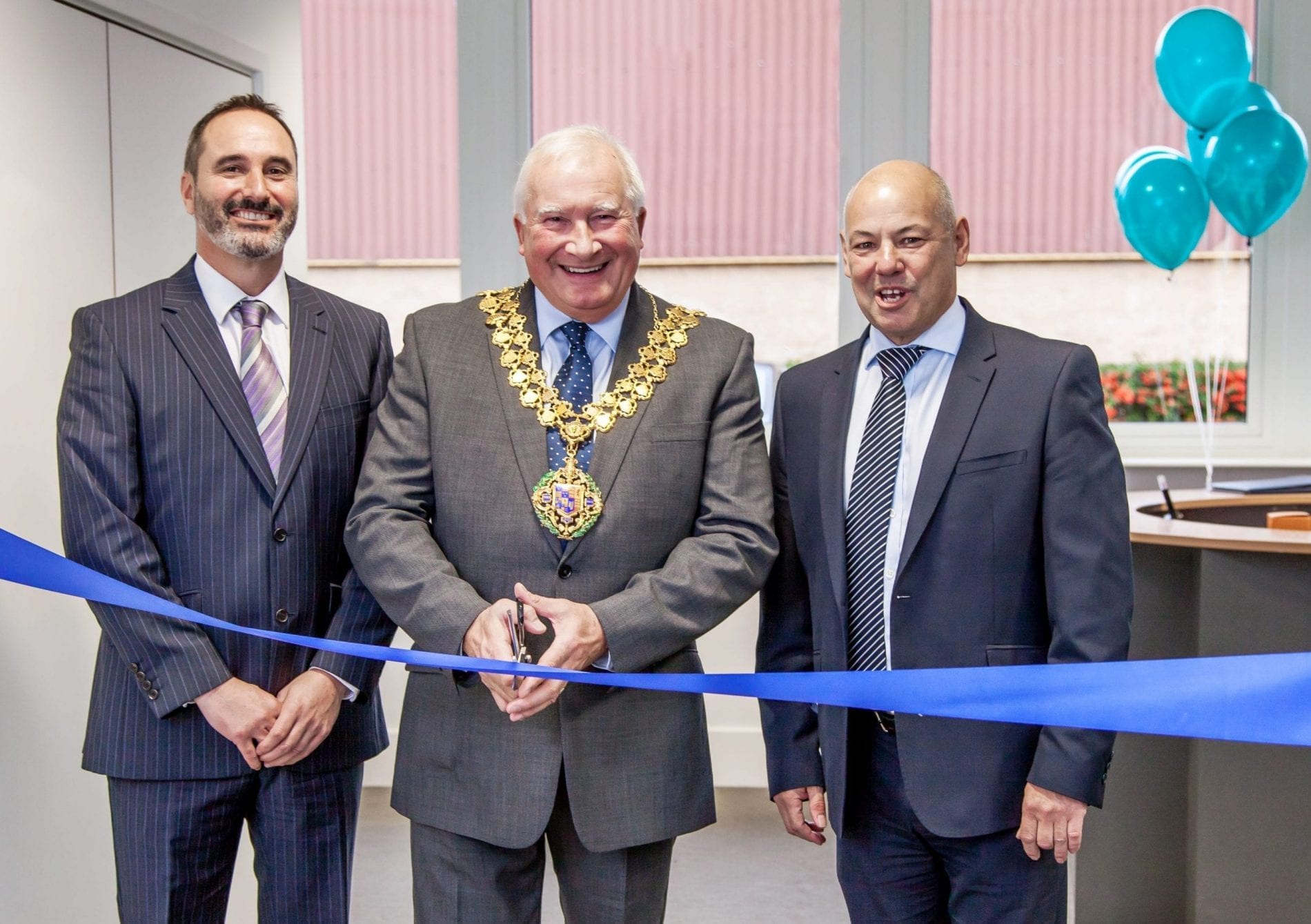 L to R Gary Smithers councillor Philip Mirfin