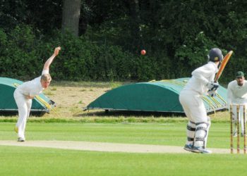 Lewis Sharp bowling