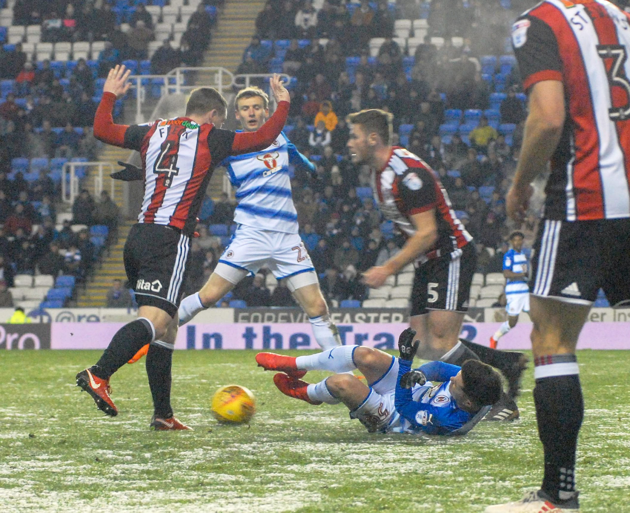 Liam Kelly goes down