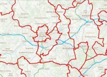 Parliamentary constituency boundaries map
