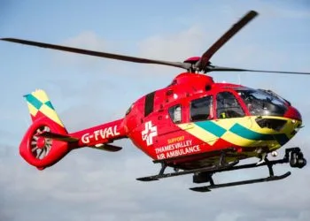 The Thames Valley Air Ambulance have been rated 'outstanding' for their service.
