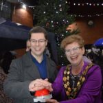 Maiden Place Christmas light switch on