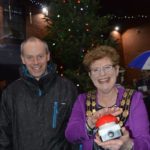 Maiden Place Christmas light switch on