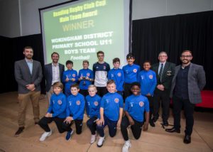 Male Team Award winner Wokingham District U boys football