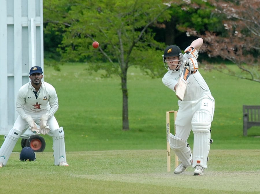 Max Stevenson would strike up a valiant score of 20 for Finchampstead during Saturday's loss at Banbury (Picture: Steve Smyth)