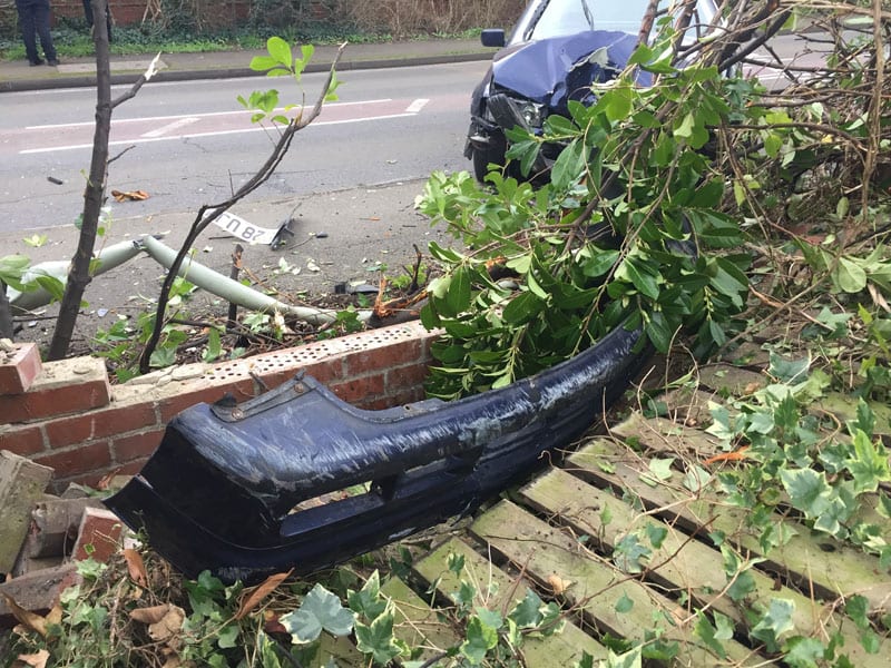 Mohawk Way Car Crash